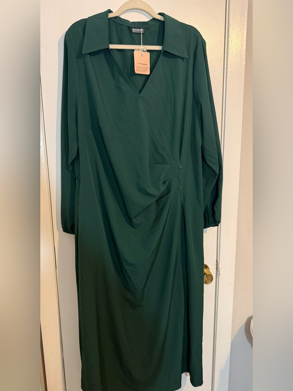 New BloomChic Dark green plus size dress